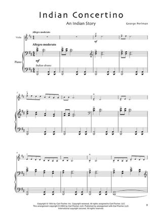 Indian Concertino - George Perlman - Partition - Violon